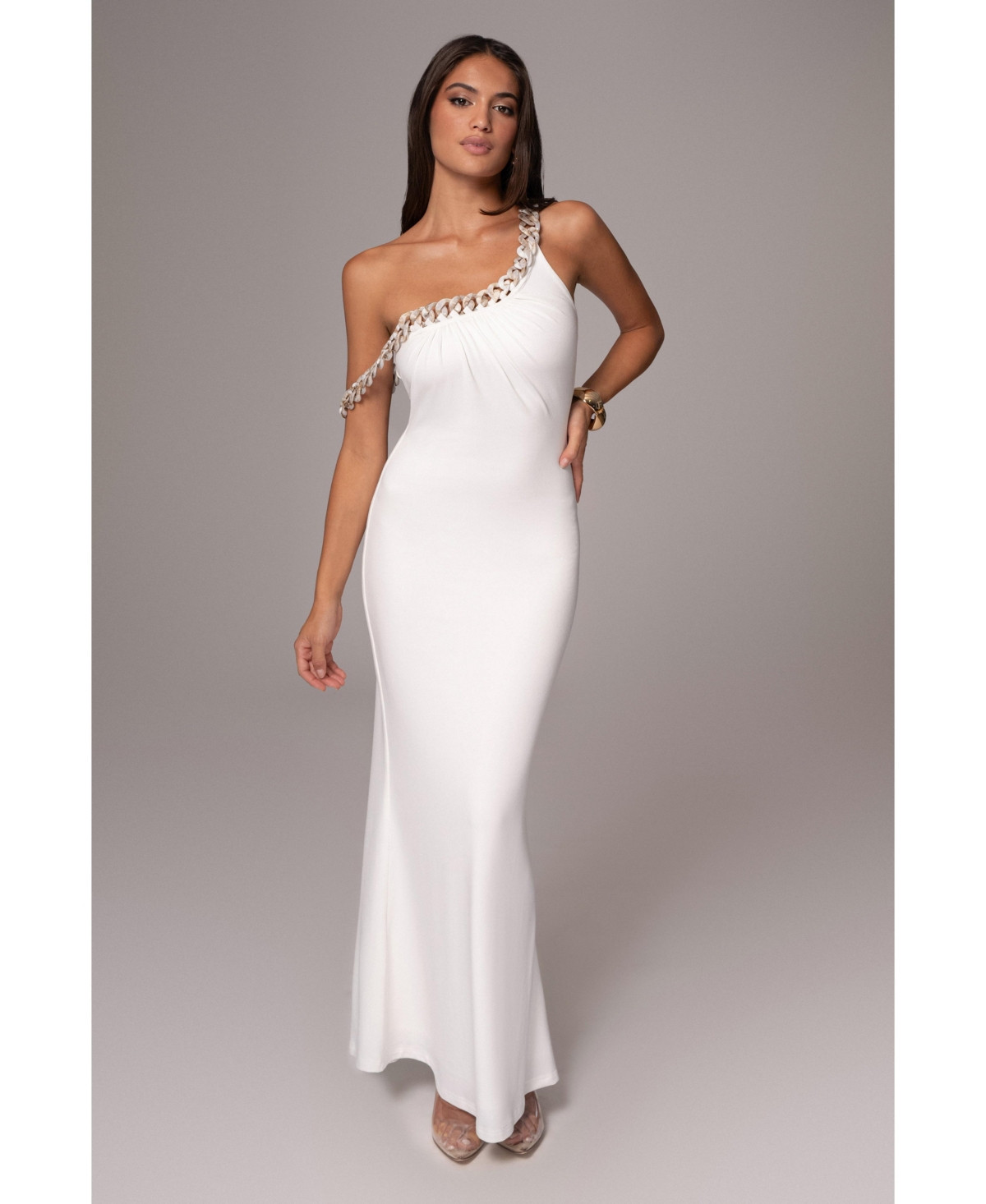 Jluxlabel Women's Monette Asymmetric Dress - White | Macy's