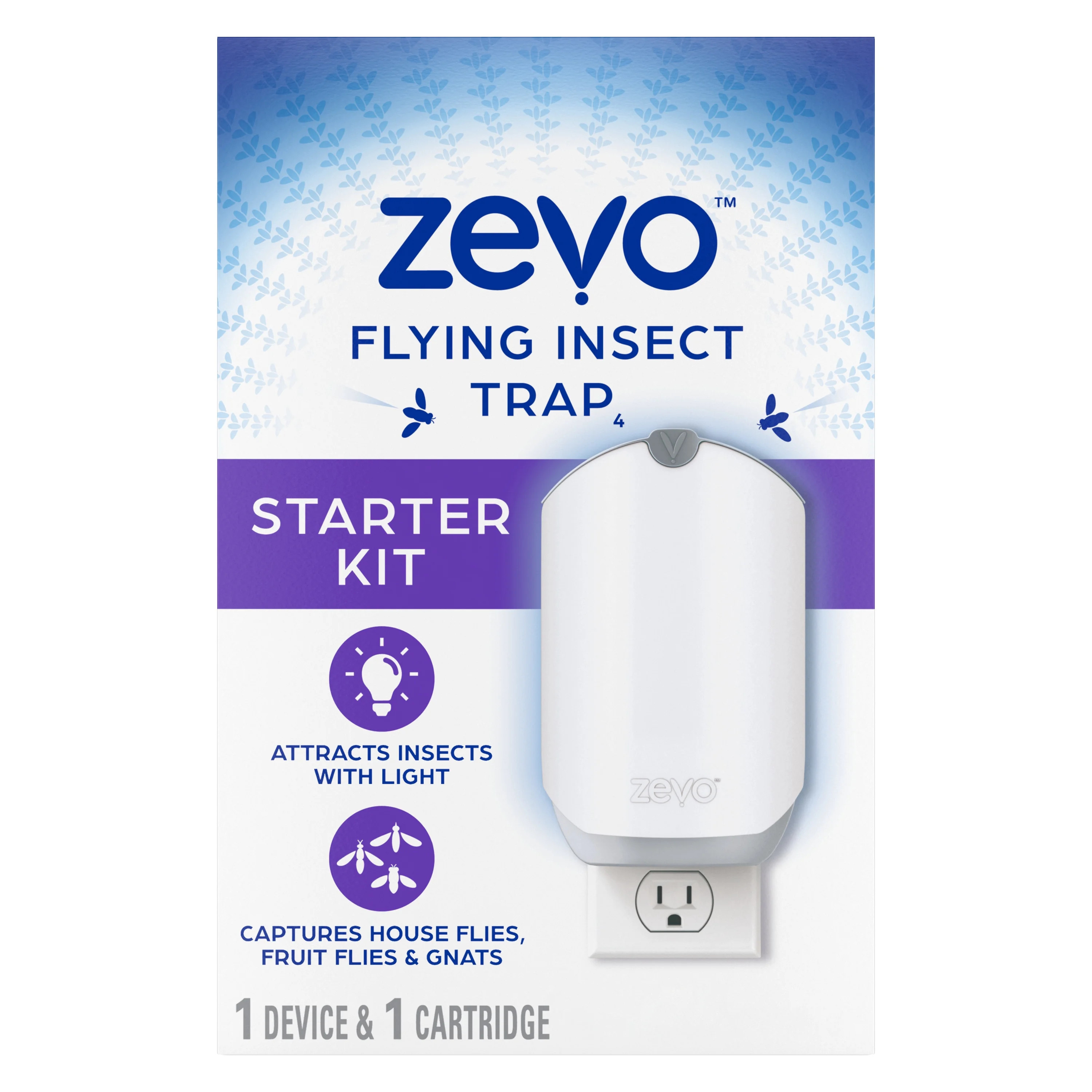 Zevo Flying Insect Indoor Fly Trap (1 Device + 1 Refill) | Walmart (US)
