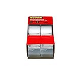 Scotch Transparent Tape, 2 Rolls, 3/4 in x 250 in (2157SS) | Amazon (US)