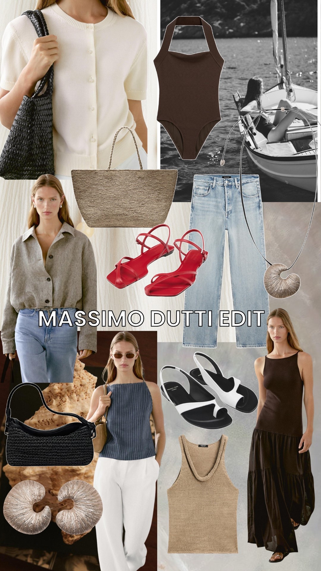 Massimo Dutti is now on LTK! So I can share more shopping edits of my summer essentials and holiday outfit staples that will bring joy to your capsule wardrobe for years to come! 

Wardrobe essentials - summer sandals - linen jacket - summer jeans - straw basket bag - shell necklace - shell earrings - summer top - summer dress - brown dress - swimsuit - holiday wardrobe - halterneck swimsuit   

#LTKuk #LTKdresses #LTKsummer