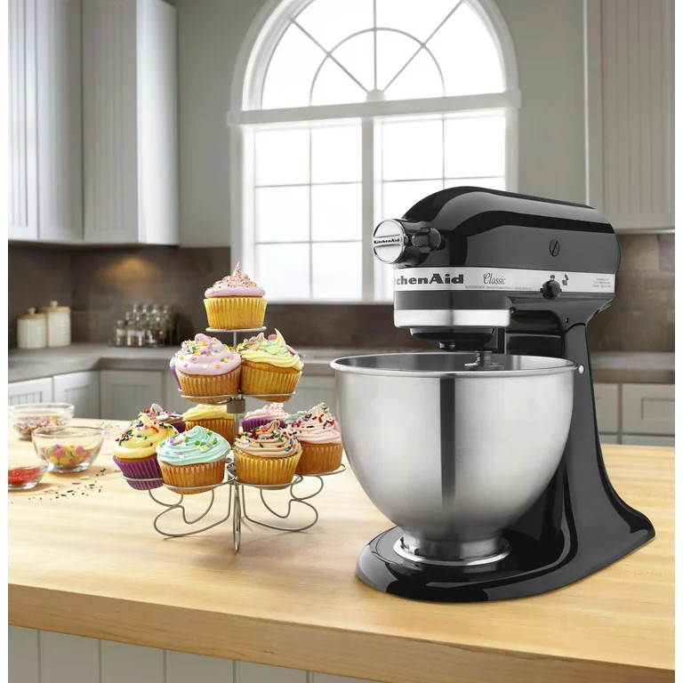 KitchenAid® Classic™ Series 4.5 Quart Tilt-Head Stand Mixer, Onyx Black, K45SS | Walmart (US)