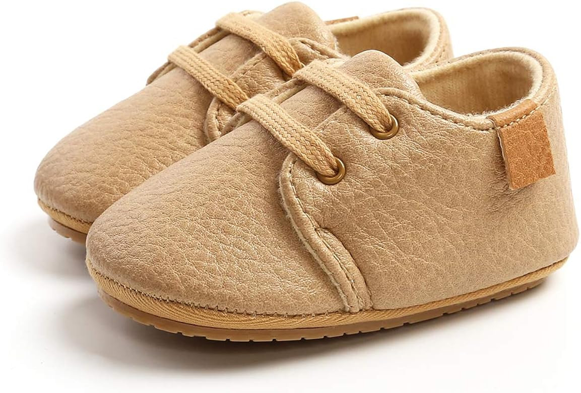 Baby Boys Girls Booties Fleece Anti-Slip Soft Sole Boots Toddler First Walker Warm Shoes | Amazon (US)