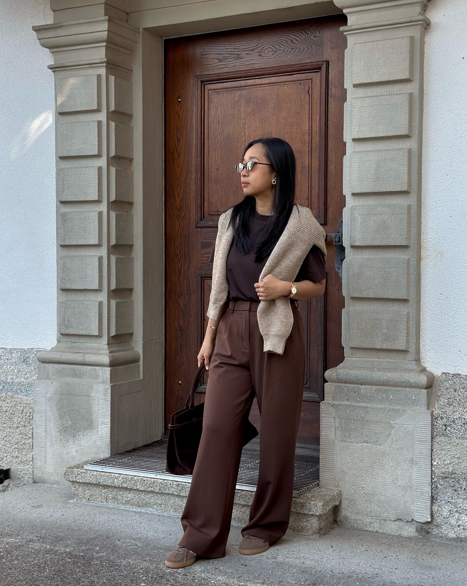 Transitional brown outfit for autumnn

#LTKPetite #LTKWorkwear #LTKFallSale