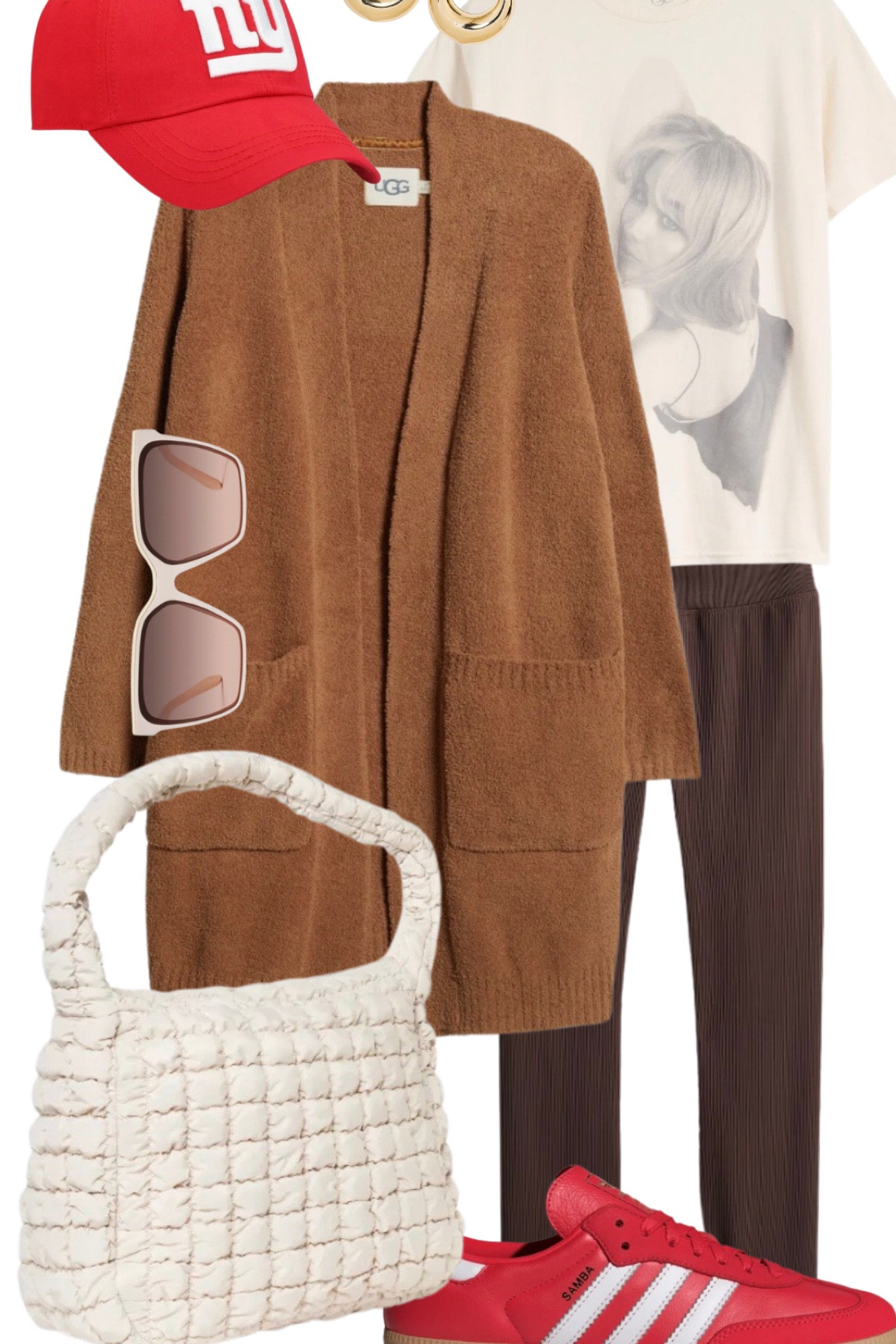 Spring neutrals for fall with a pop 

#LTKStyleTip #LTKFitness #LTKOver40