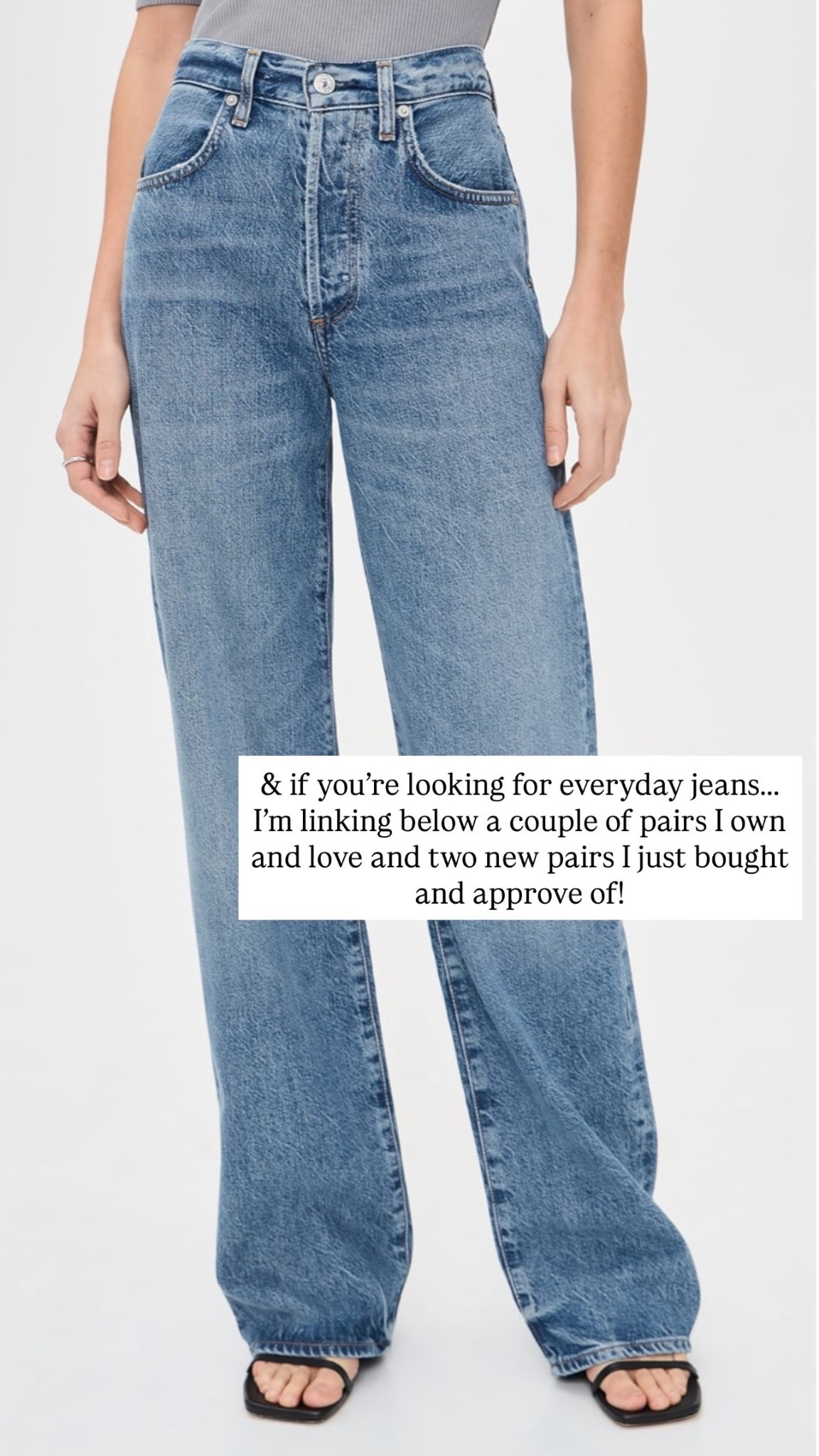 If you’re looking for everyday jeans… I’m linking below a couple of pairs I own and life and two new pairs I just bought and approve of #stylinbyaylin #aylin #jeans 

#LTKSeasonal #LTKOver40