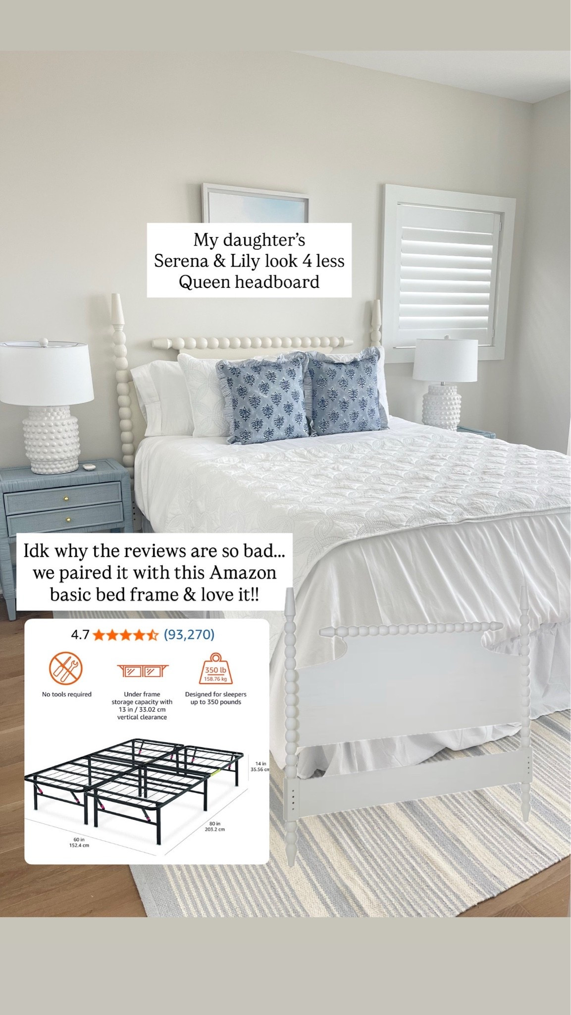 Lamps were a HomeGoods find but I linked a similar pair from Amazon! 🤍