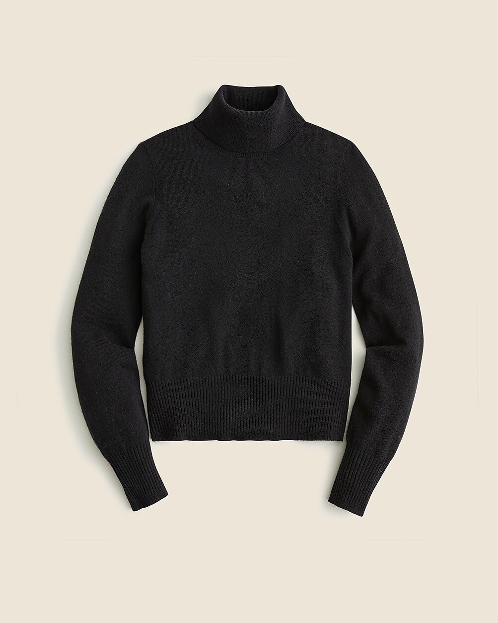 Cashmere shrunken turtleneck sweater | J. Crew US