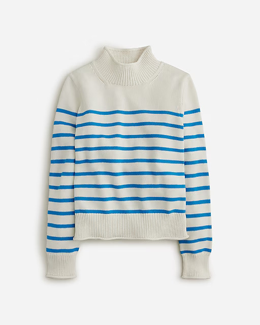 New heritage Rollneck™ sweater in stripe | J. Crew US