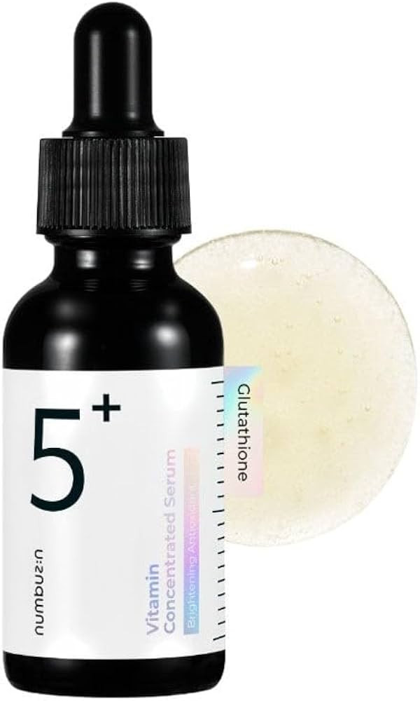 numbuzin No.5+ Vitamin Concentrated Serum |Glutathione, Vitamin C, Tranexamic Acid | Reduces Hype... | Amazon (US)