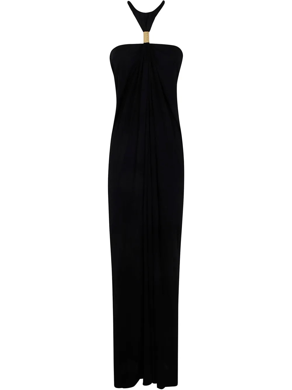 TOM FORD Halterneck Midi Dress | Black | FARFETCH | Farfetch Global