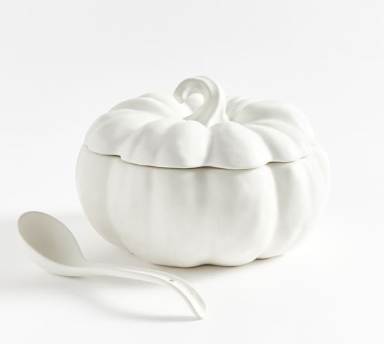 Pumpkin Stoneware Tureen | Pottery Barn (US)