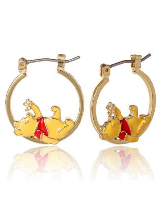 Disney Winnie The Pooh Hoop Earrings - Macy's | Macy's