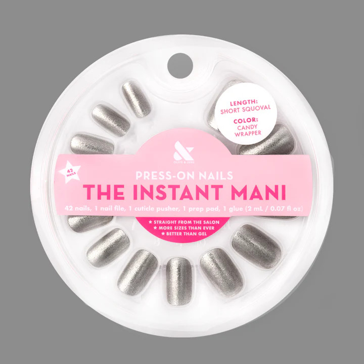 Candy Wrapper - Press-On | Short | Squoval | Olive & June