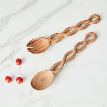 Spiral Serving Utensils (Set of 2) | West Elm (US)