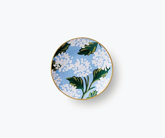 RIFLE PAPER CO. Hydrangea Ring Dish, Protect Your Trinkets and Jewelry, Minimize Loss, Organize D... | Amazon (US)