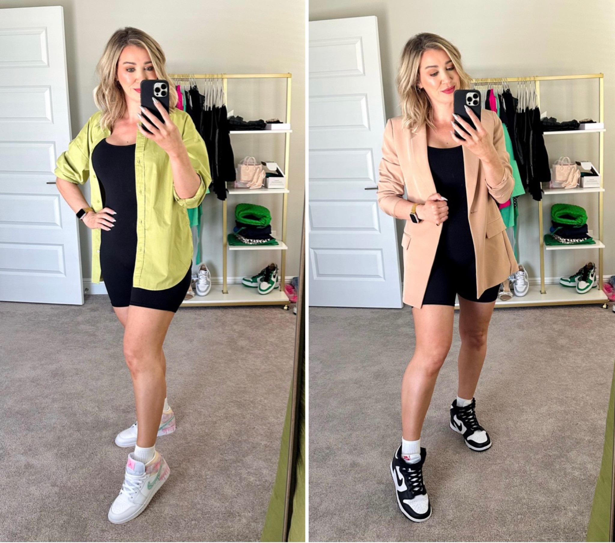 This onesie is so light weight and comfortable! I love it a lot more than I thought I would. Perfect for a warm day. Wearing a medium. 

Medium in blazer
Medium in Oxford shirt (it’s an oversized fit)

#LTKunder50