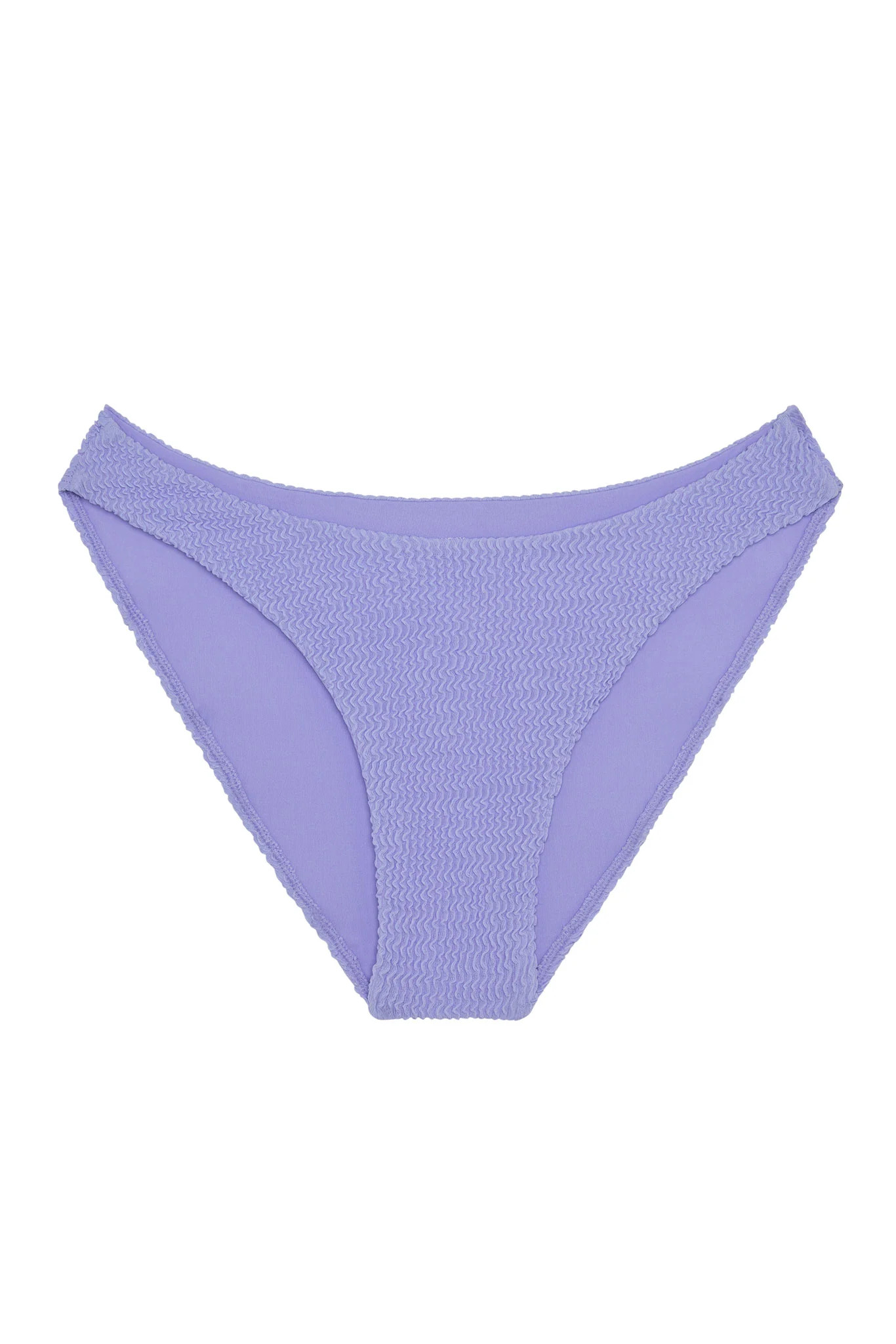 Seychelles Bottom - Wisteria Crinkle (Modest Coverage) | Monday Swimwear