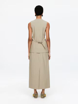 Linen-Blend Vest – Mole – Women – ARKET EU | Arket EU