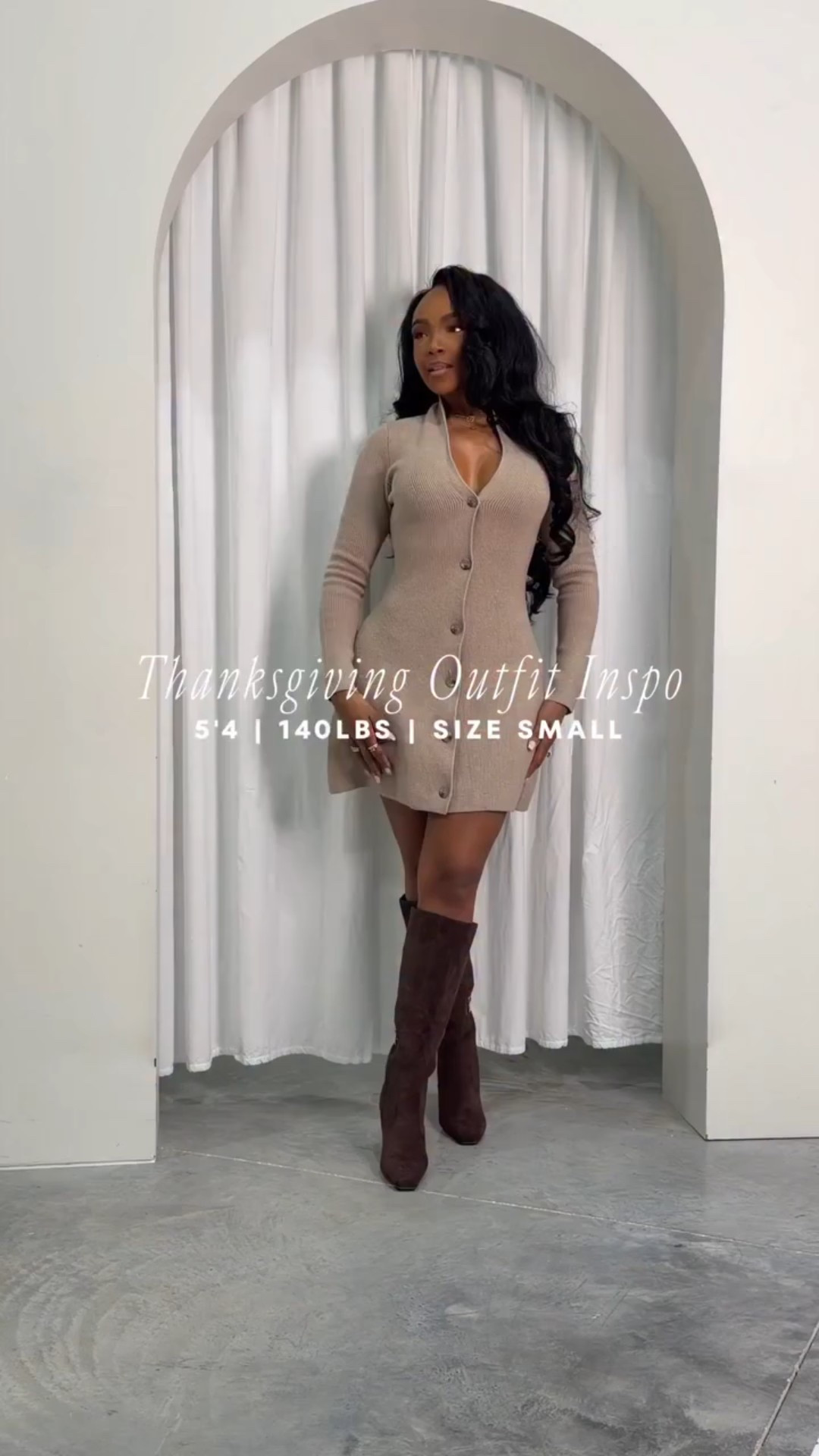 A full roundup of Thanksgiving outfit inspo — from cozy and casual to dressed-up chic. Whether you’re hosting, traveling, or heading out for dinner, these looks have you covered. The best part? So many of the pieces featured are already marked down for Black Friday, so you can recreate every outfit for less.

Save this post to shop all the looks.

📏 Sizing  
Wearing Small  
Measurements: 5'4", 138 lbs, 34D, 27" waist, 40" hips

Fall outfit ideas, Thanksgiving outfit inspo, holiday looks for women, cozy fall fashion, elevated basics, Black Friday outfit deals, versatile fall wardrobe pieces.

Follow me on Instagram and YouTube @kirasfashionfinds

#LTKootd #LTKHoliday #LTKvlog