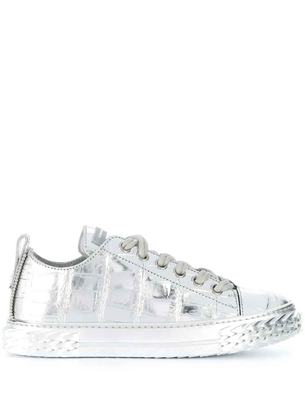 Blabber metallic low-top sneakers | Farfetch Global