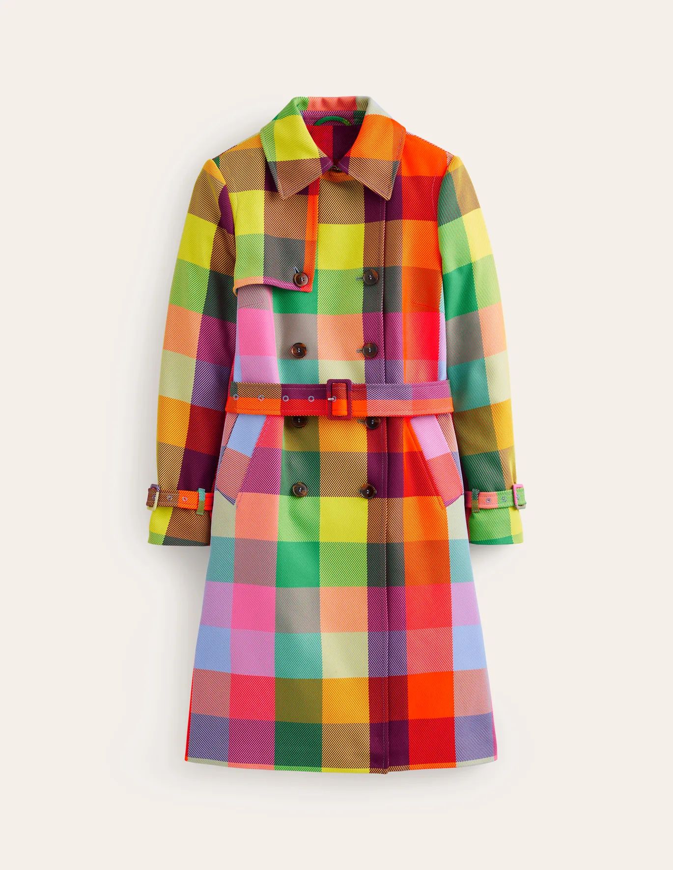 Neon Belted Trench Coat | Boden (US)