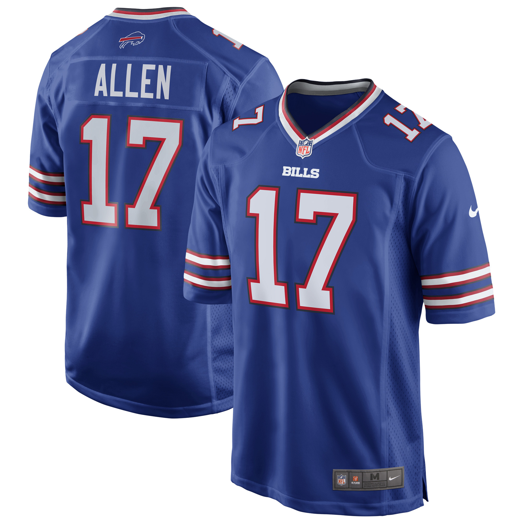 Men's Nike Josh Allen Royal Buffalo Bills Team Game Player Jersey | Fanatics