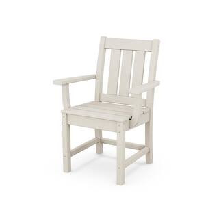 POLYWOOD Oxford Dining Arm Chair in Sand TLD250SA - The Home Depot | The Home Depot