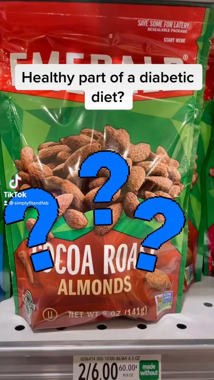 Cocoa roasted almonds for a chocolate sweet treat that can be a healthy part of a diabetic diet

#LTKfit
