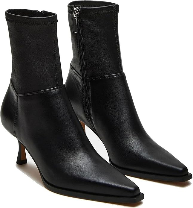 Goiphrri Women's Ankle Boots - Stiletto High Heel, Pointed Toe, Short, Side Zipper, Dress Boots -... | Amazon (US)