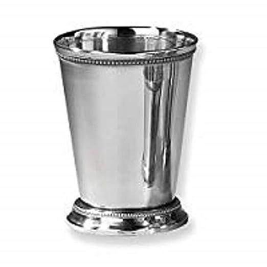 Elegance 90471 Beaded Mint Julep Cup, 4.5", Silver | Amazon (US)