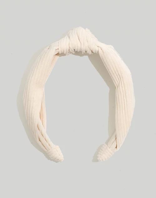 Knotted Covered Headband | Madewell