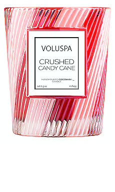 Voluspa Classic Candle in Crushed Candy Cane from Revolve.com | Revolve Clothing (Global)
