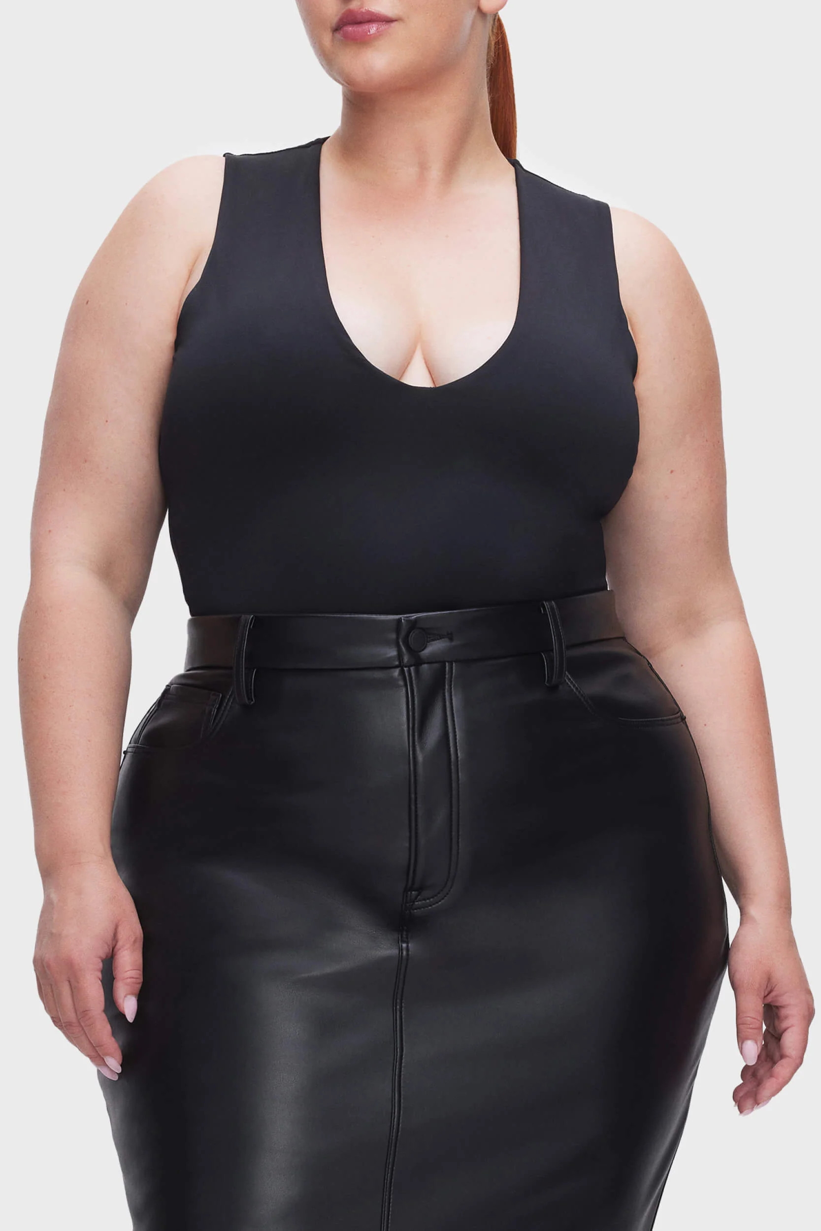 Good American Scuba Deep V Tank Bodysuit | Gibson