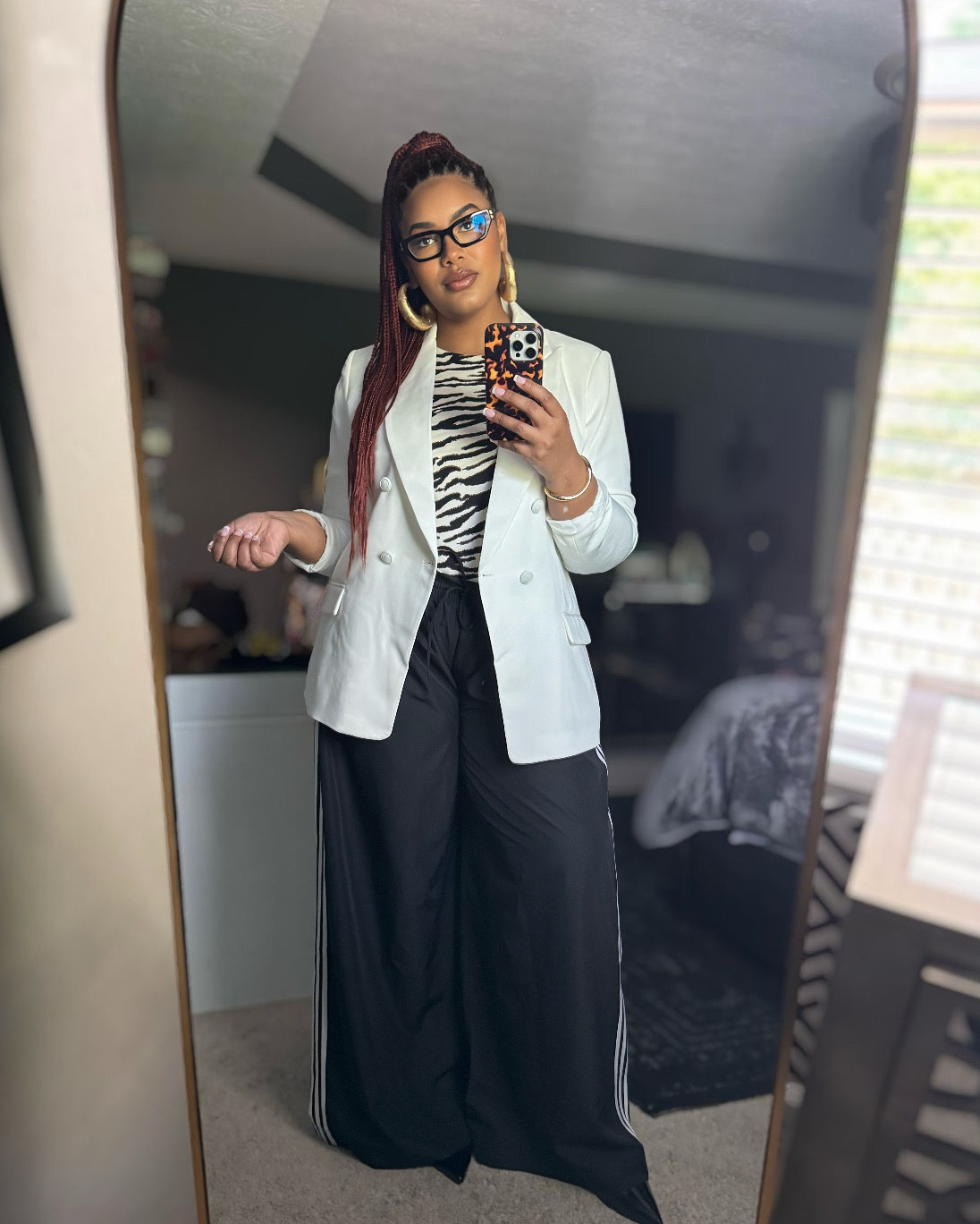 Work outfits lately - animal print style 

#LTKxMadewell #LTKOver40 #LTKWorkwear