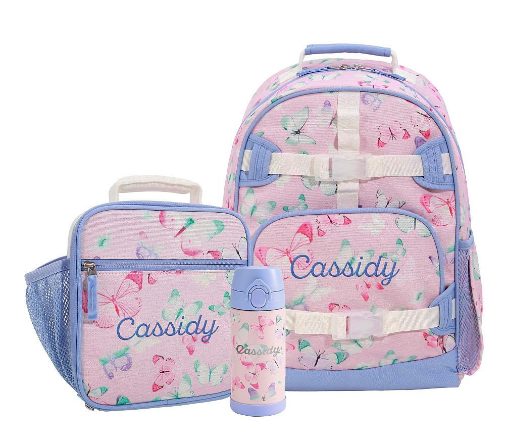 Shimmer Butterflies Mackenzie Backpack & Lunch Bundle, Set of 3 | Pottery Barn Kids