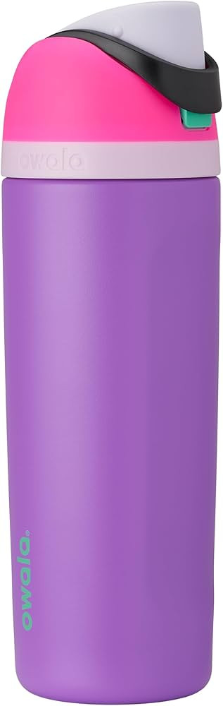 Owala FreeSip Stainless Steel Water Bottle 19 oz Pink/Purple (Darling Diva) | Amazon (US)