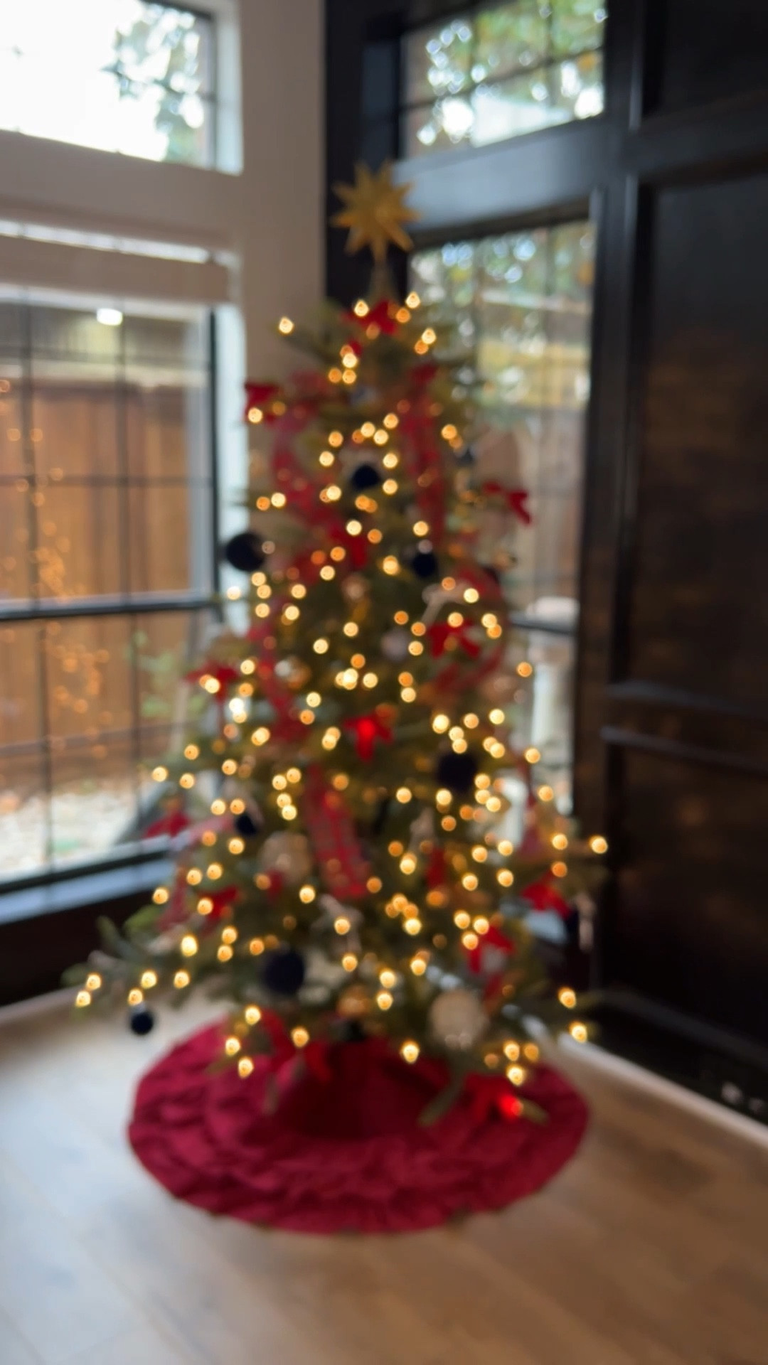POV: You decorated your Christmas tree like it lives in a Ralph Lauren holiday catalog ✨🎄
Went for a Grandmillennial meets Ralph Lauren Christmas this year with the red tartan ribbon, chinoiserie ornaments, and red bows. May end up adding some more sentimental ornaments later on!

classic christmas decor, ralph lauren inspired christmas, grandmillennial christmas tree, traditional holiday decorating, plaid ribbon christmas tree, velvet bow ornaments, timeless holiday style, cozy christmas aesthetic, elegant christmas home, festive living room decor, preppy christmas style, holiday home inspiration, christmas tree styling ideas, classic holiday vibes, traditional christmas colors

#LTKHome #LTKSeasonal #LTKHoliday