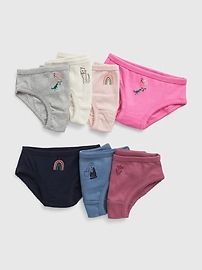 Toddler 100% Organic Cotton Bikini Briefs (7-Pack) | Gap (CA)