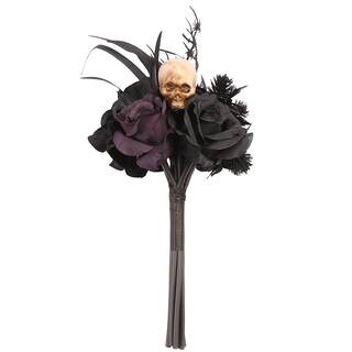 11" Black & Dark Purple Rose, Skull & Spider Bundle by Ashland® | Michaels | Michaels Stores