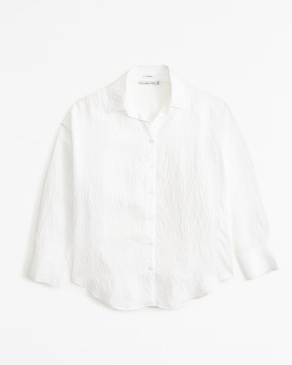 Women's Oversized Breezy Shirt | Women's Tops | Abercrombie.com | Abercrombie & Fitch (US)