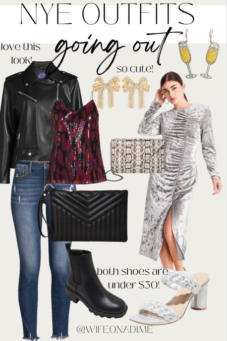 New Year’s Eve outfit ideas! I love this leather jacket from Walmart! You could also add it over the dress if it’s chilly where you are! Check out the super cute earrings also!!

Walmart fashion, target fashion, target finds, Walmart finds, NYE party, NYE outfit, women’s outfit ideas, women’s party outfit ideas, outfit inspo

#LTKfit #LTKstyletip #LTKHoliday