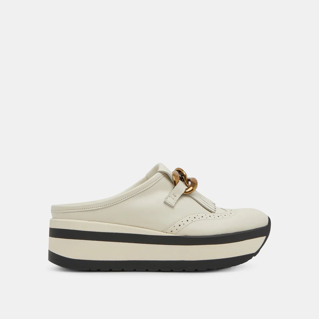 JERRY SNEAKERS WHITE LEATHER | DolceVita.com