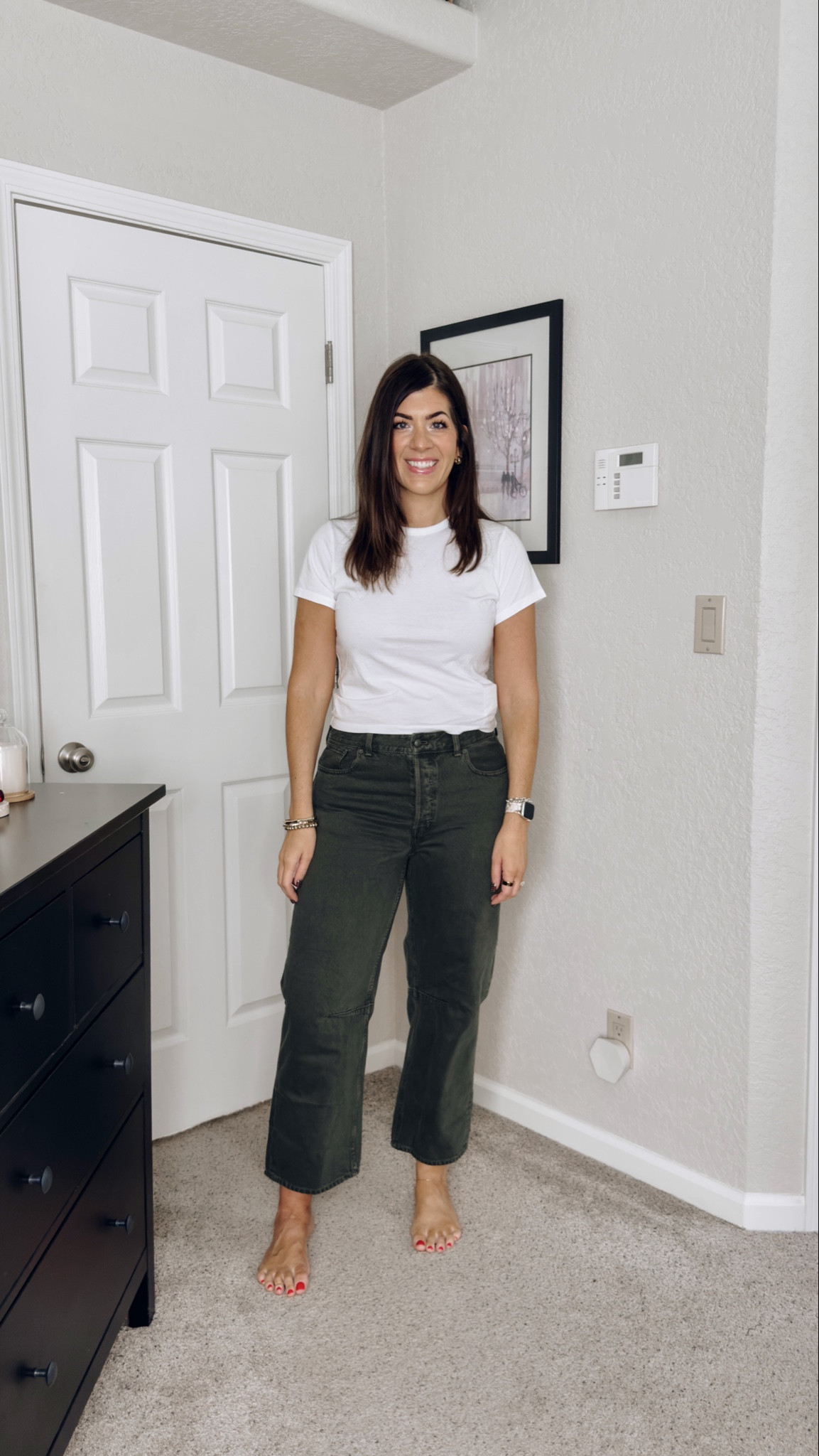 Thought I got these in a tall but I learned they do not. This is a 29 regular in the green barrel jeans 

trending, midsize fall, fall outfit inspo, midsize style, casual outfit, fall colors, sweater weather, midsize fashion, fall fashion, fall chic, easy outfit, mom style, midsize mom, trending fall fashion

#LTKOver40 #LTKMidsize #LTKSaleAlert