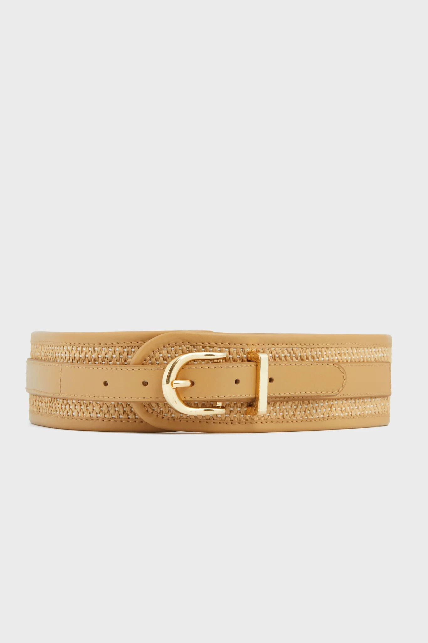 Tan Raffia Waist Belt | Tuckernuck (US)