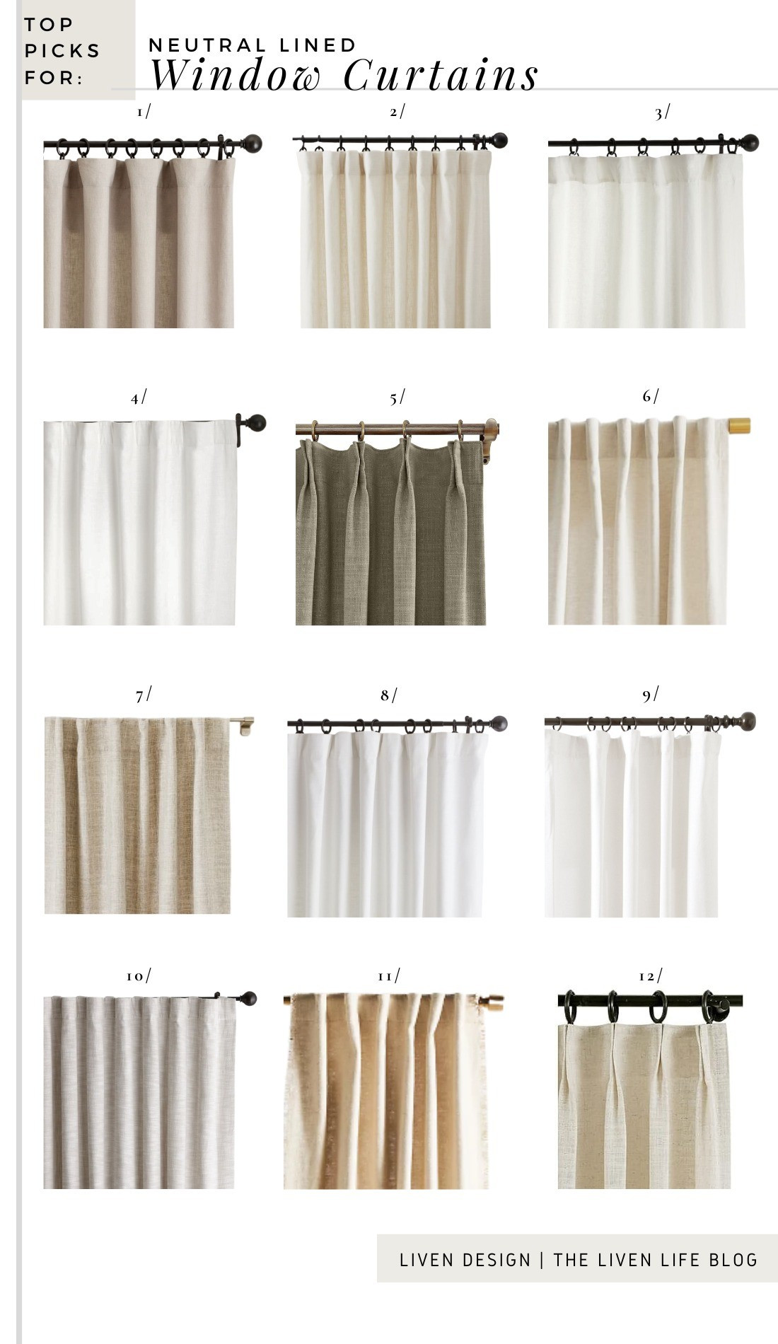 Neutral lined curtains. Curtain panels. Window panels. Linen curtains. Drapery 

#LTKSeasonal #LTKSaleAlert #LTKHome