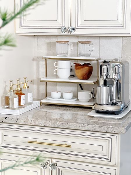 Shop my sources from my coffee station reset! 
Coffee maker 
Coffee machine 
Marble tiered stand 
Coffee syrup dispensers 
Ribbed Coffee mugs 
Cappuccino cups 
Gold Coffee spoons 
Valentines gift idea
Amazon finds 
Espresso maker  


#LTKGiftGuide #LTKSeasonal #LTKhome