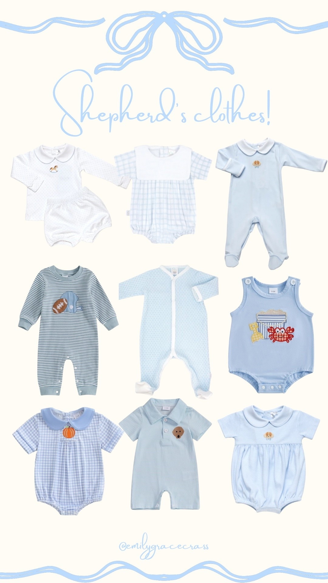 Shep’s clothes!🩵🧸

#LTKFindsUnder100 #LTKBaby #LTKSaleAlert