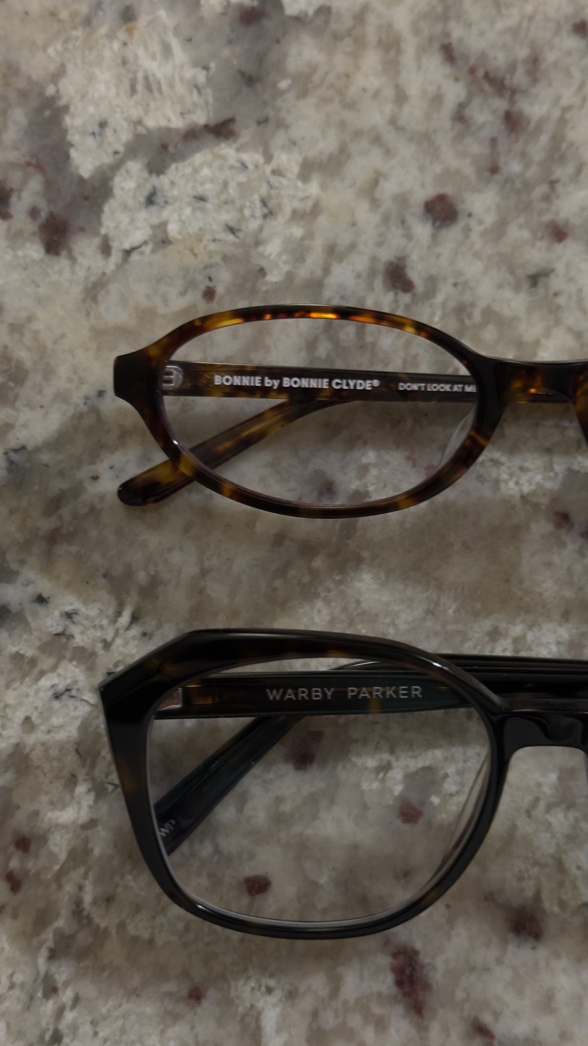 Recent favorites: 
Baby by Bonnie Clyde
Nancy by Warby Parker 