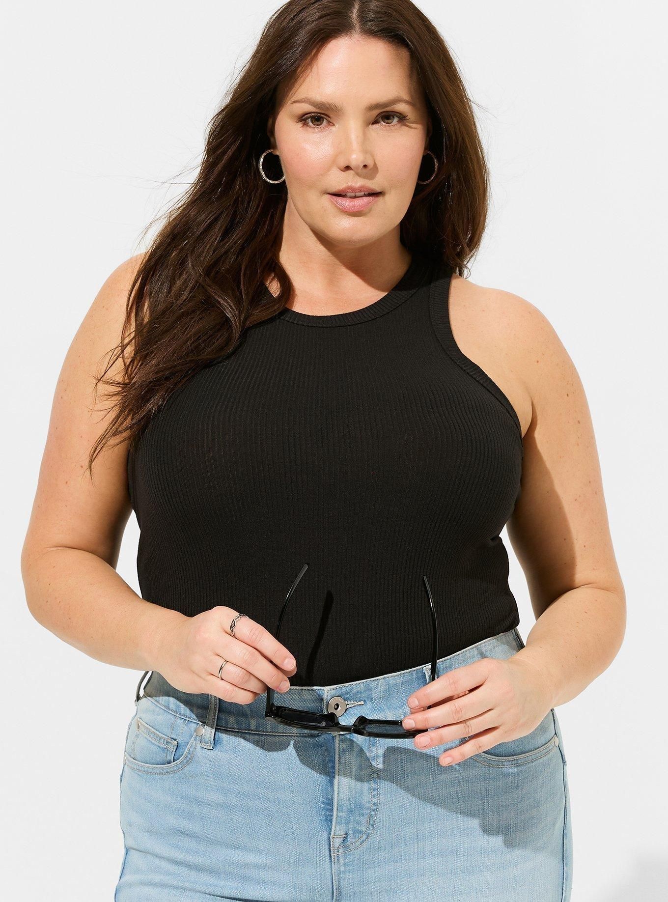 Super Soft Rib High Neck Tank Top | Torrid (US & Canada)