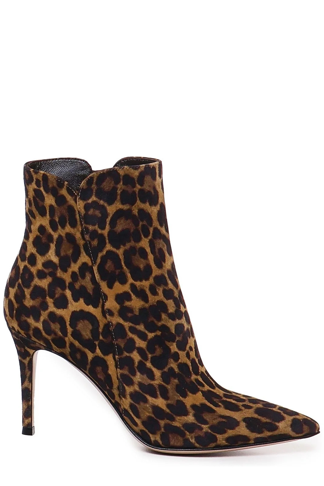 Gianvito Rossi Levy Leopard Printed Ankle Boots | Cettire Global